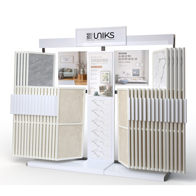 Door frame tile rack