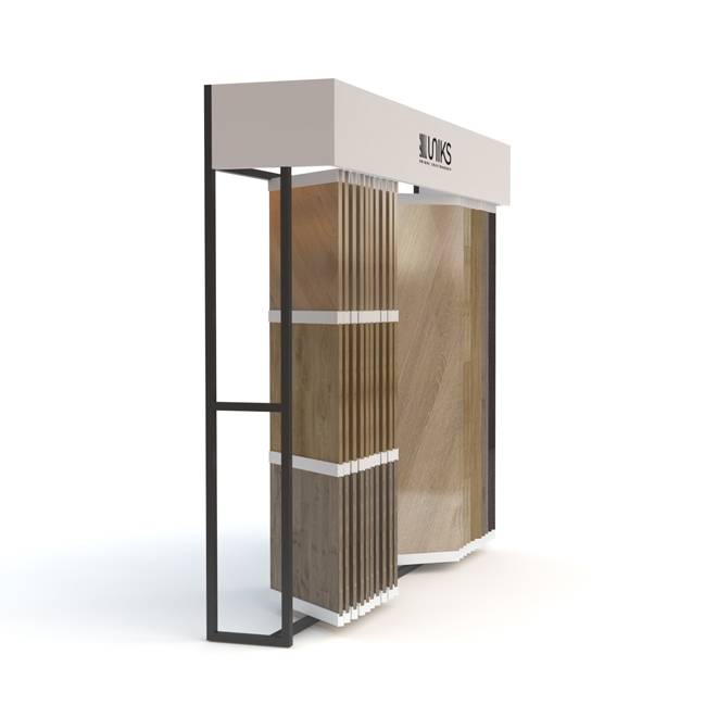 Door frame -like floor rack